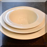 K08. Nautica Arctic White bowls. 